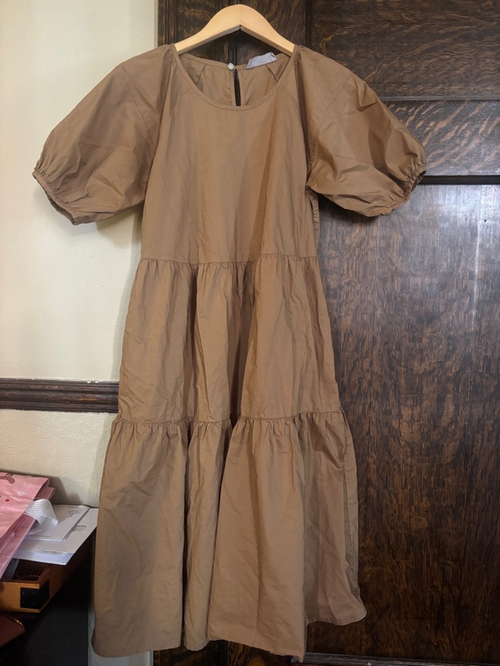 Everlane Cotton, Puff Sleeve Dress